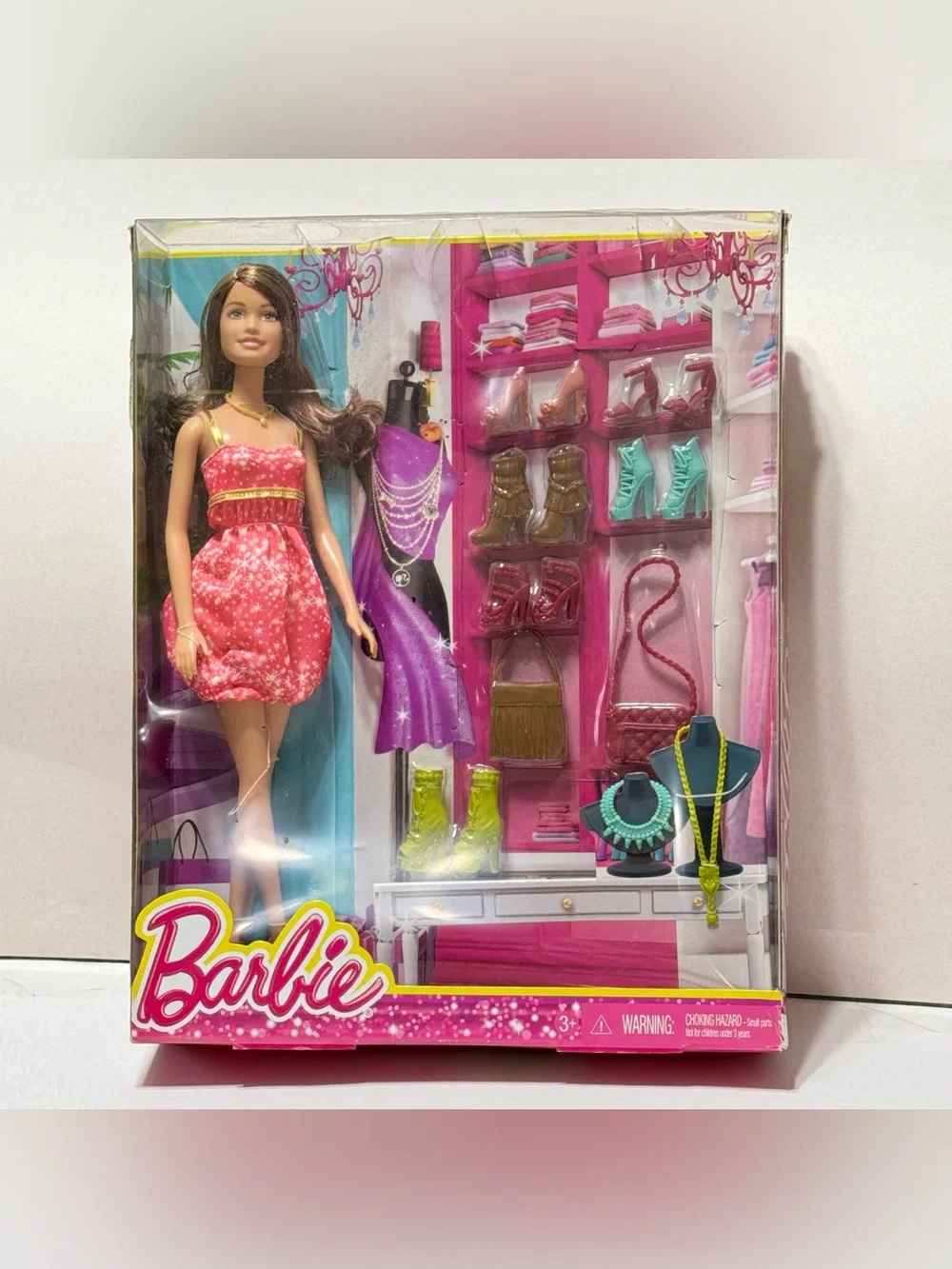 Barbie Teresa Fashionistas Doll & Shoes Giftset Mattel CML91 CML93 NEW 2014 NIB